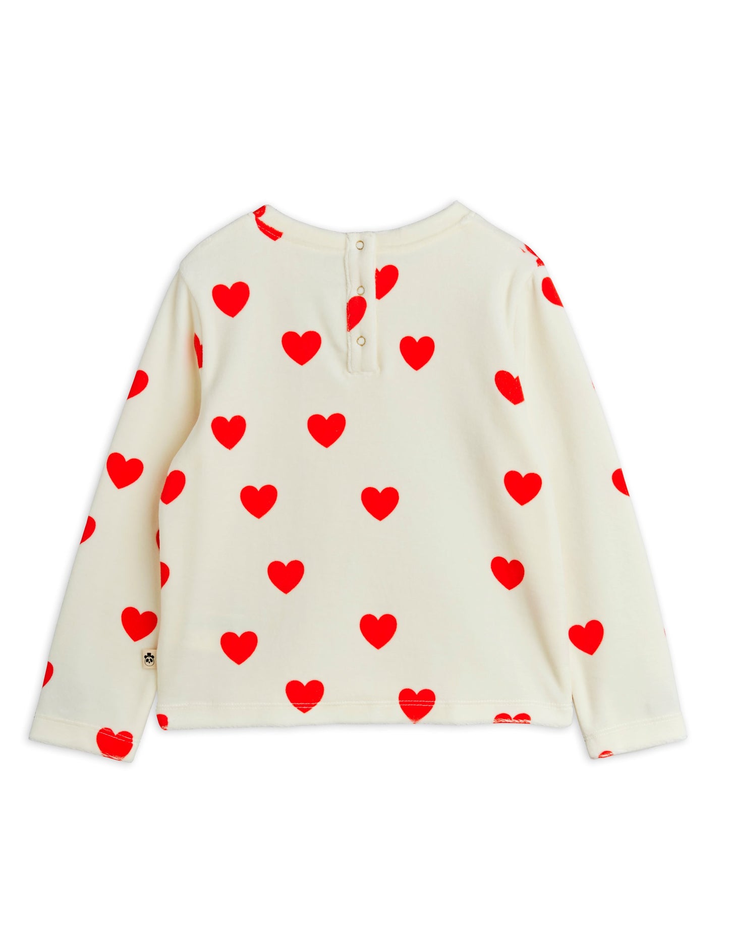Hearts AOP Velour Top