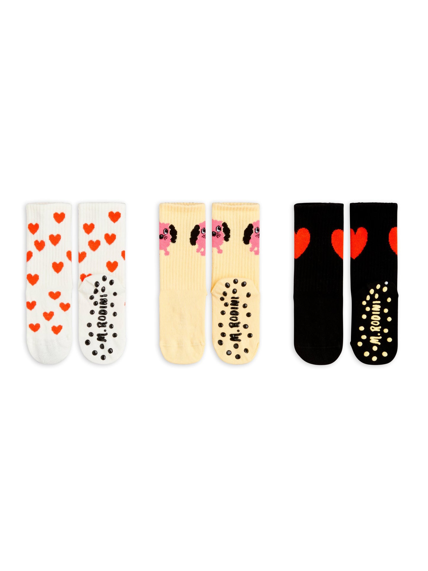 Doggie 3-pack Anti-slip Socks