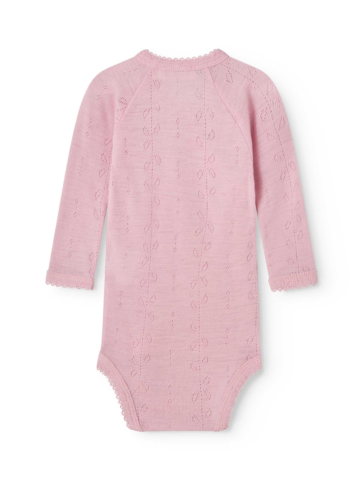 Soft Berry Wool Pointelle Body