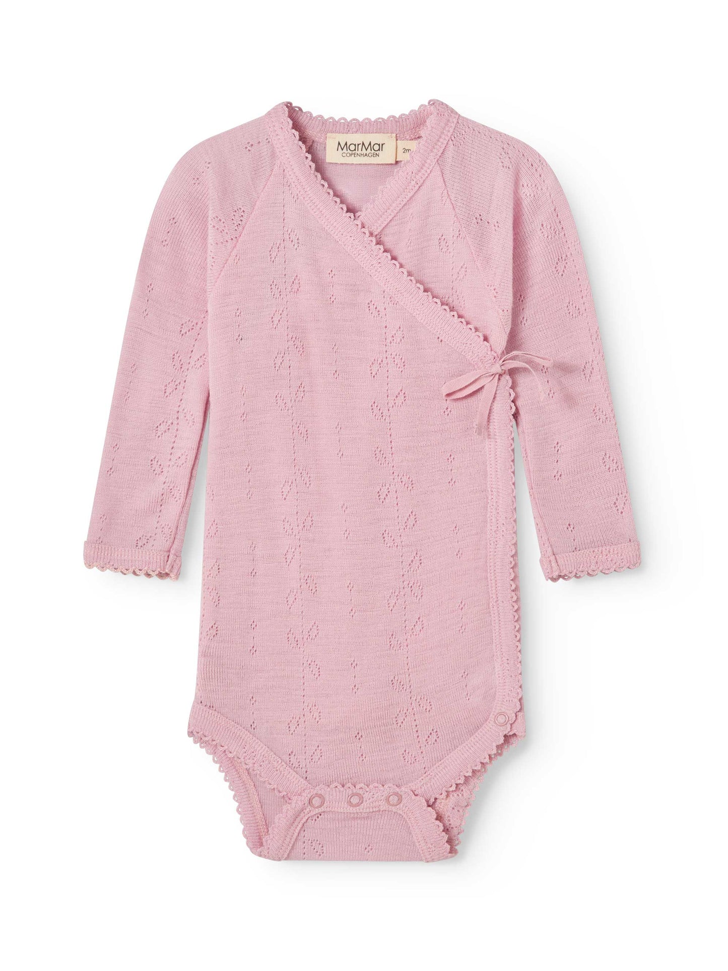 Soft Berry Wool Pointelle Body