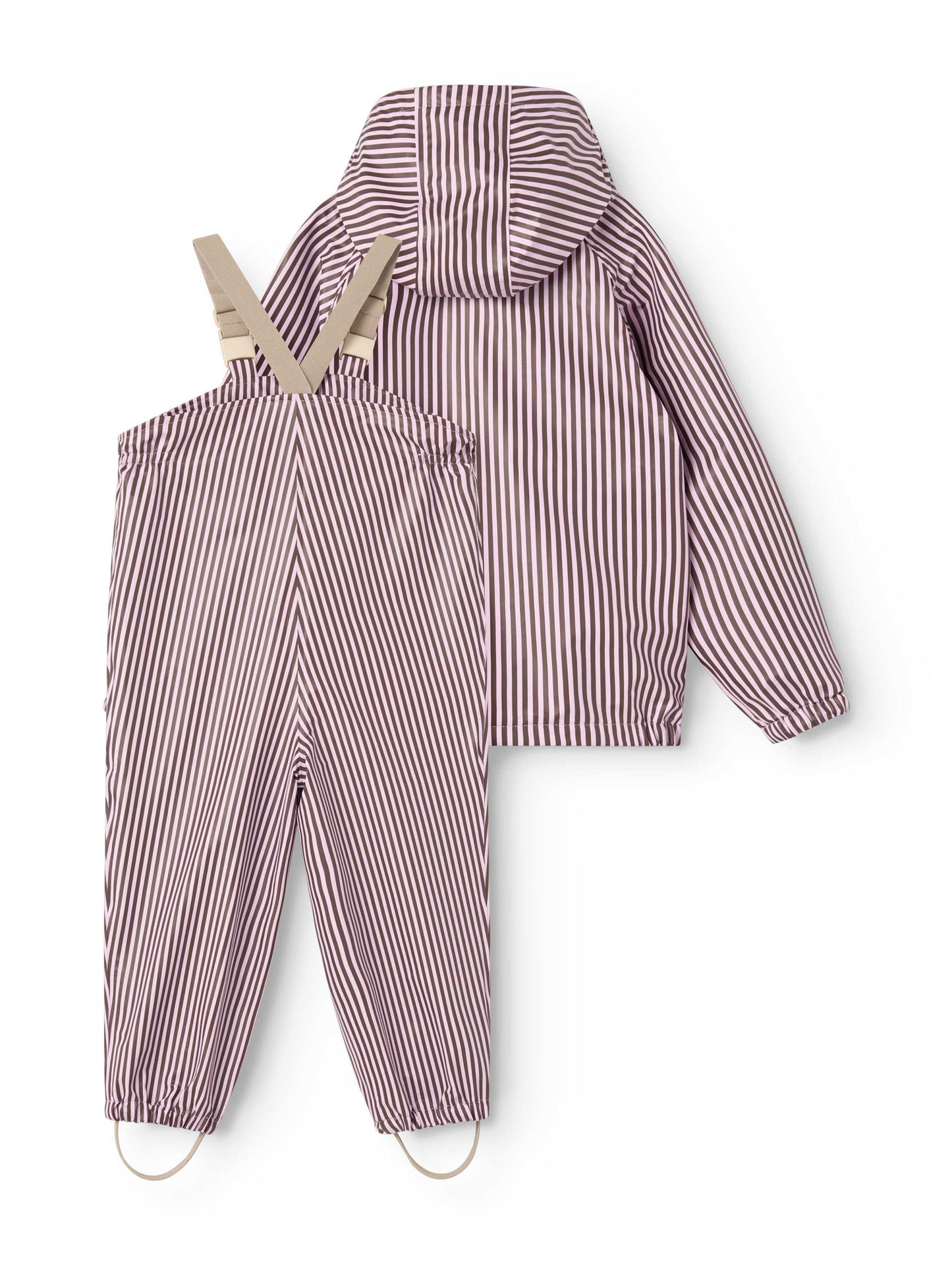 Pink Brown Stripes Oddy Set