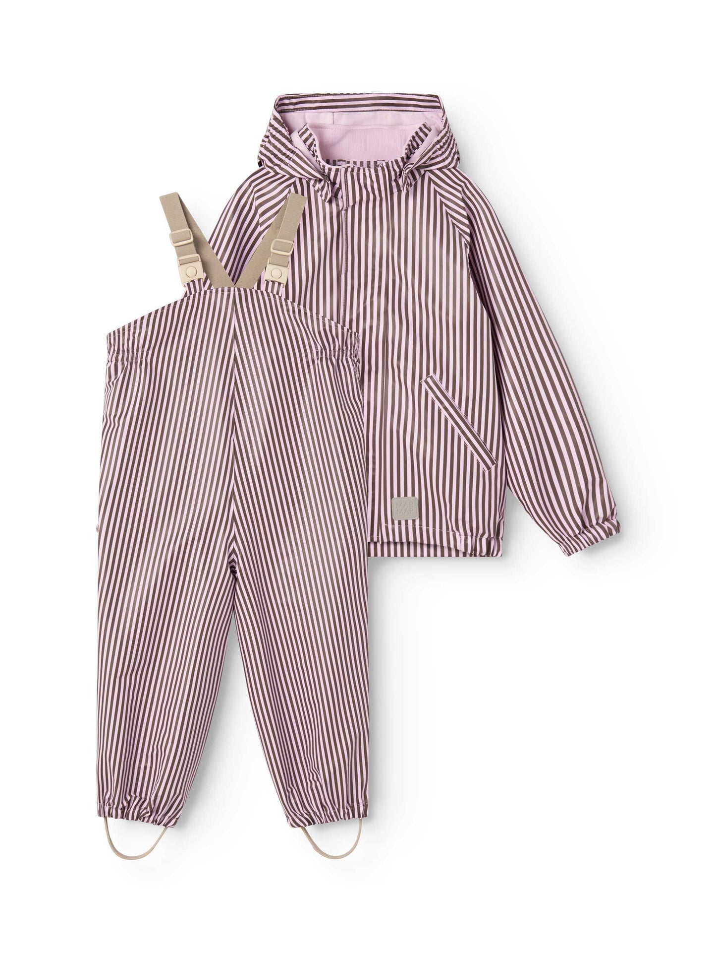 Pink Brown Stripes Oddy Set