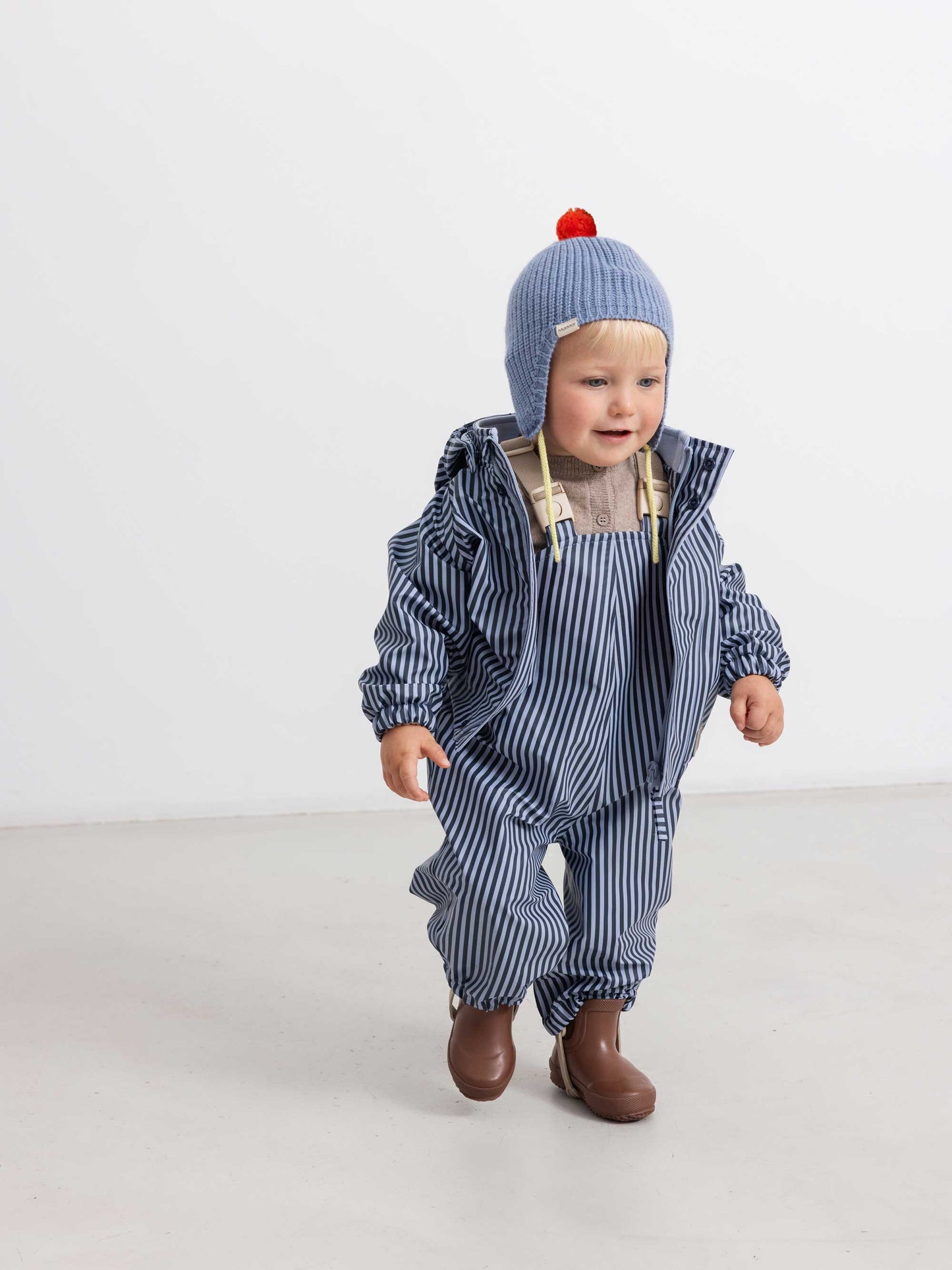 Blue & Navy Stripes Oddy Set