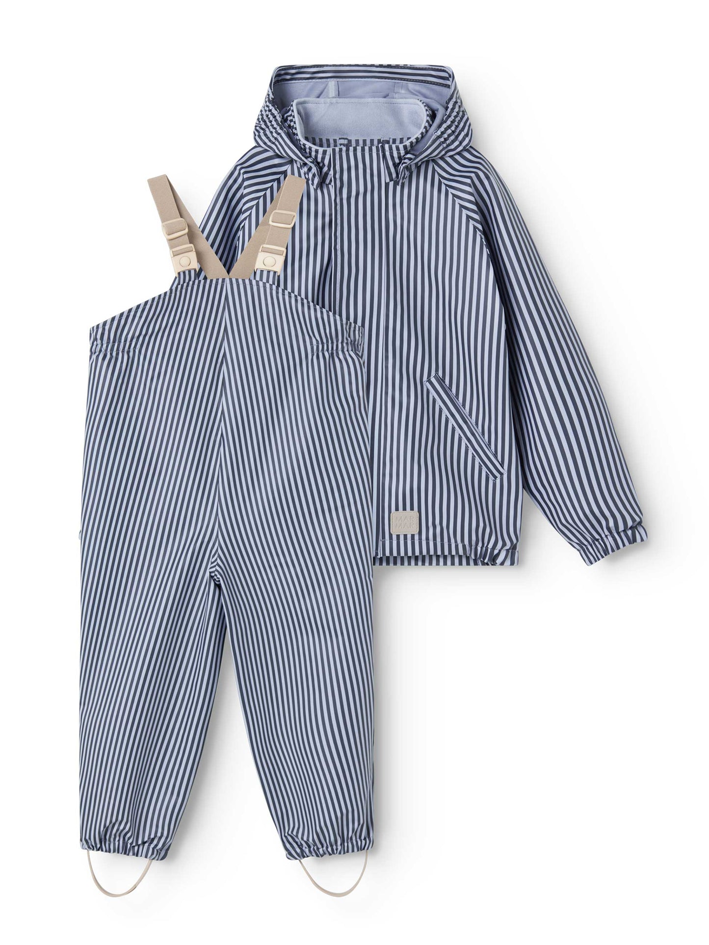 Blue & Navy Stripes Oddy Set