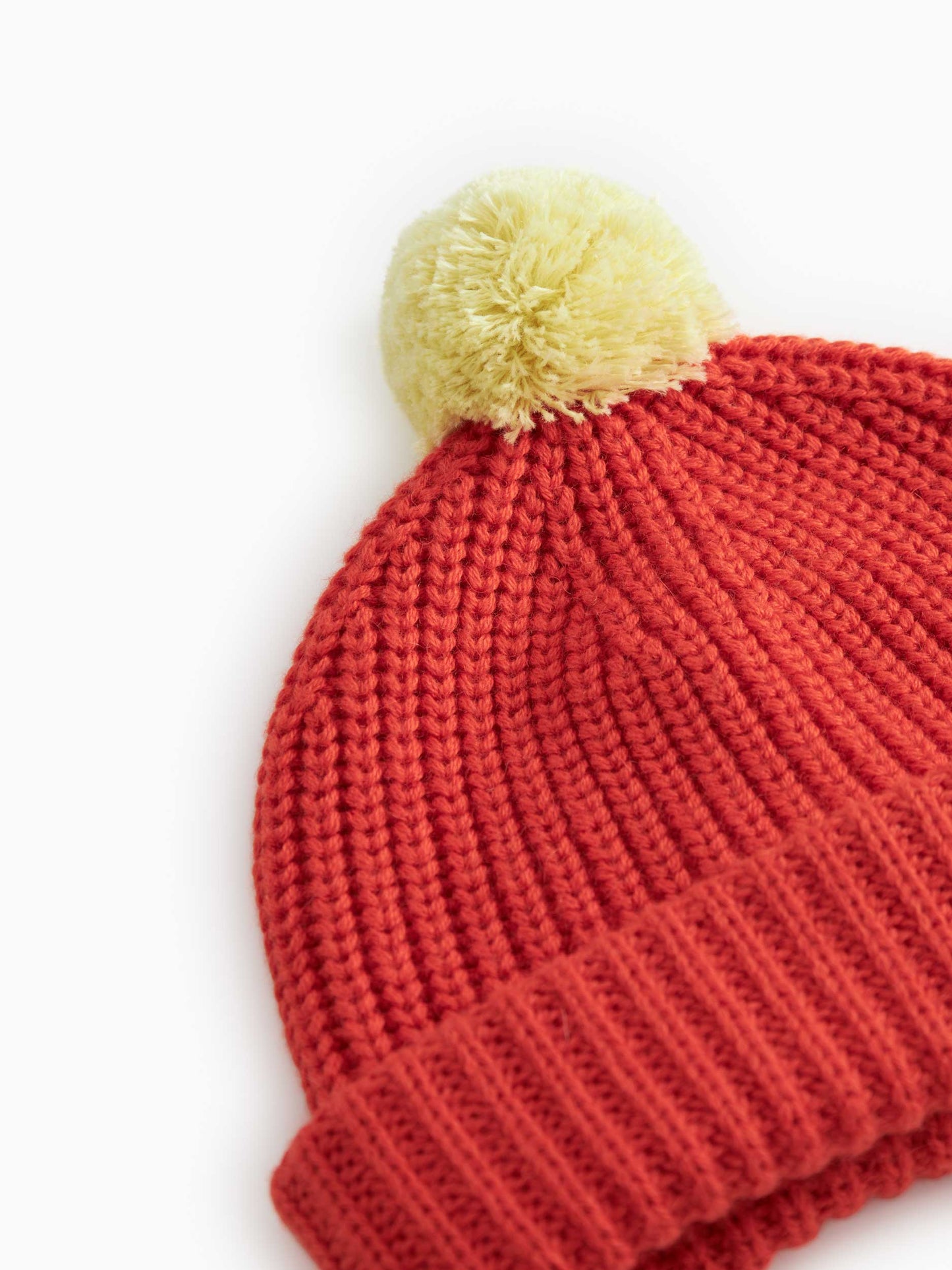 Pomegranate Atlas Pompom Hat