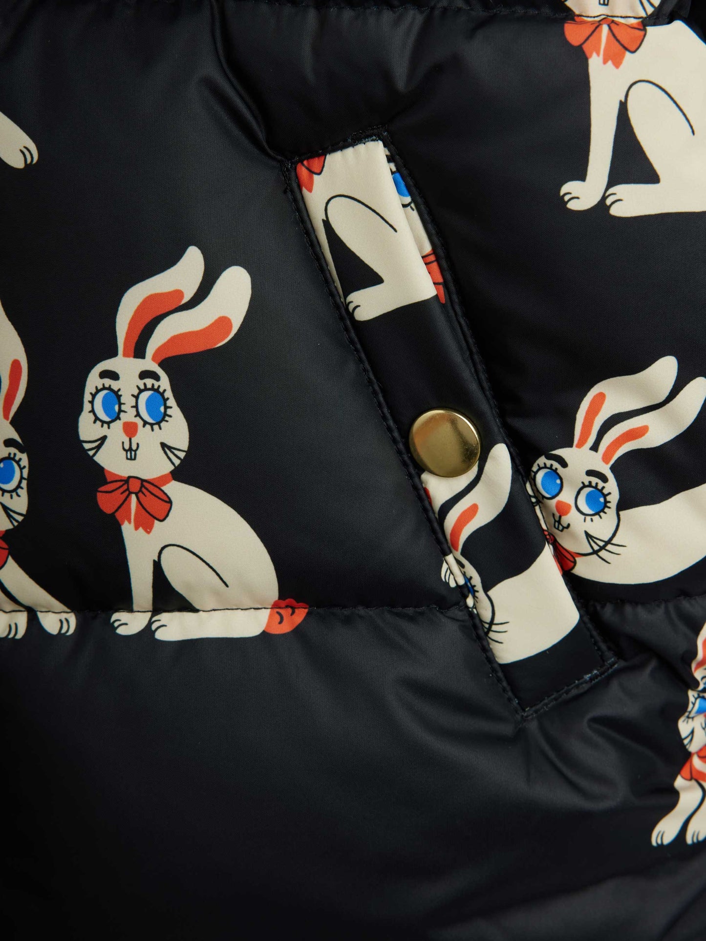 Rabbits AOP Hooded Puffer
