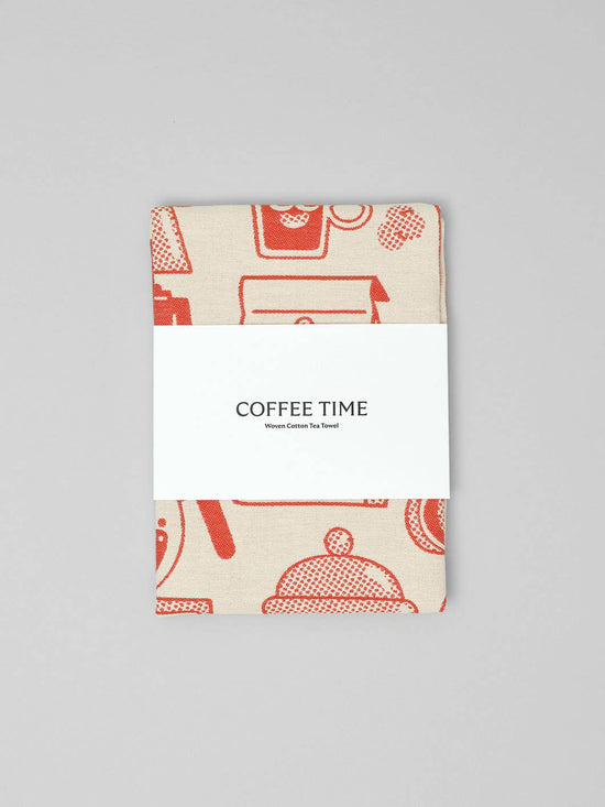 Coffee Time Tea Towel