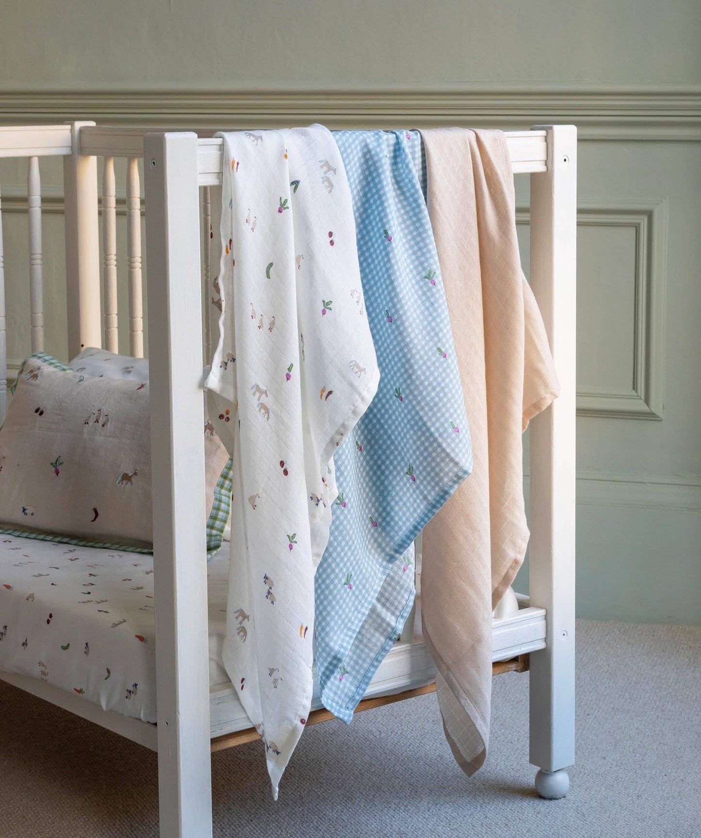Little Farm Muslin Trio