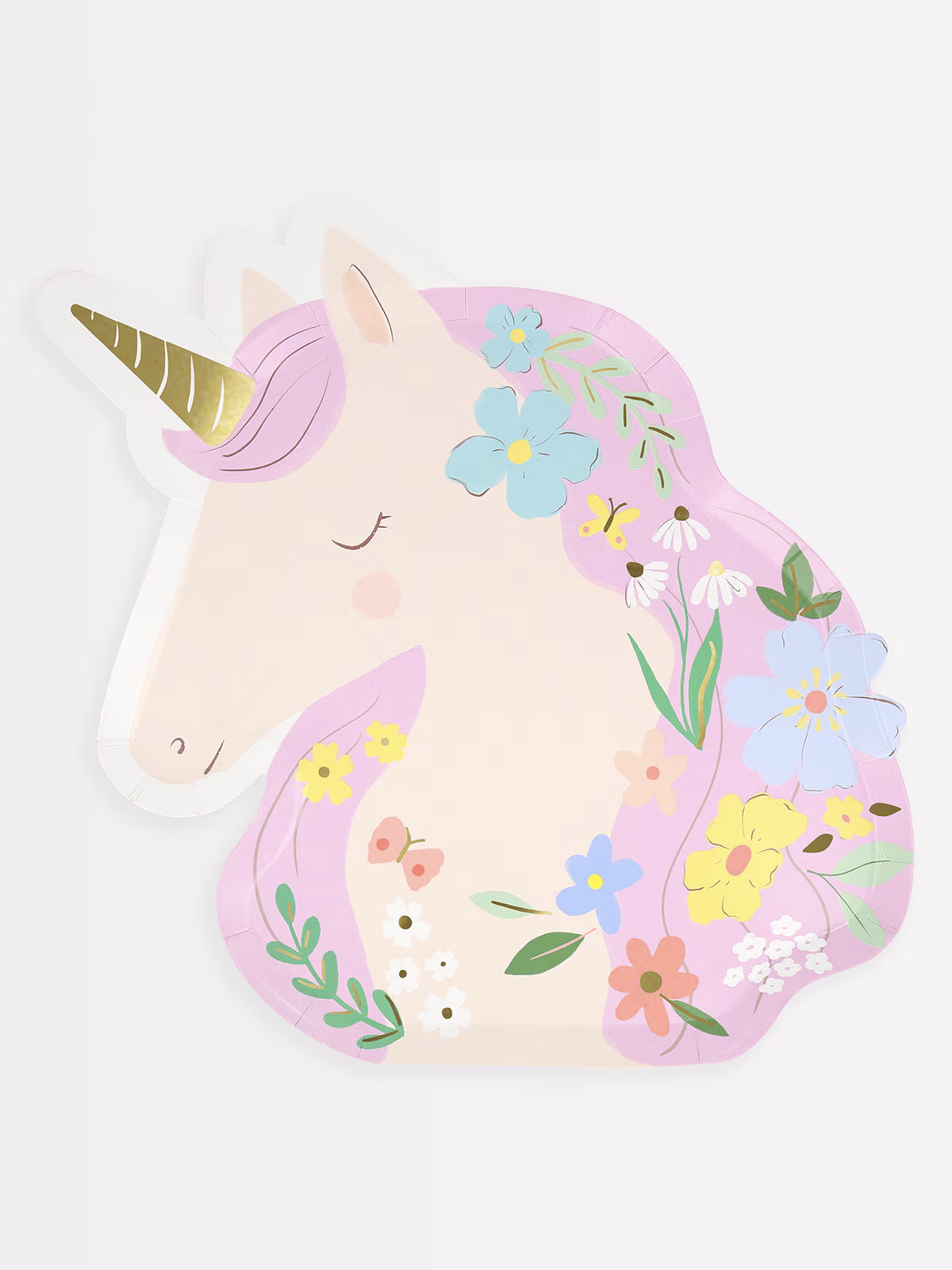 Meadow Unicorns Shaped Plates