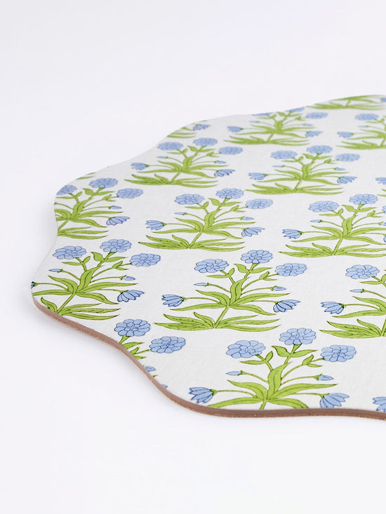 Molly Mahon X Meri Meri Blue Flower Placemat