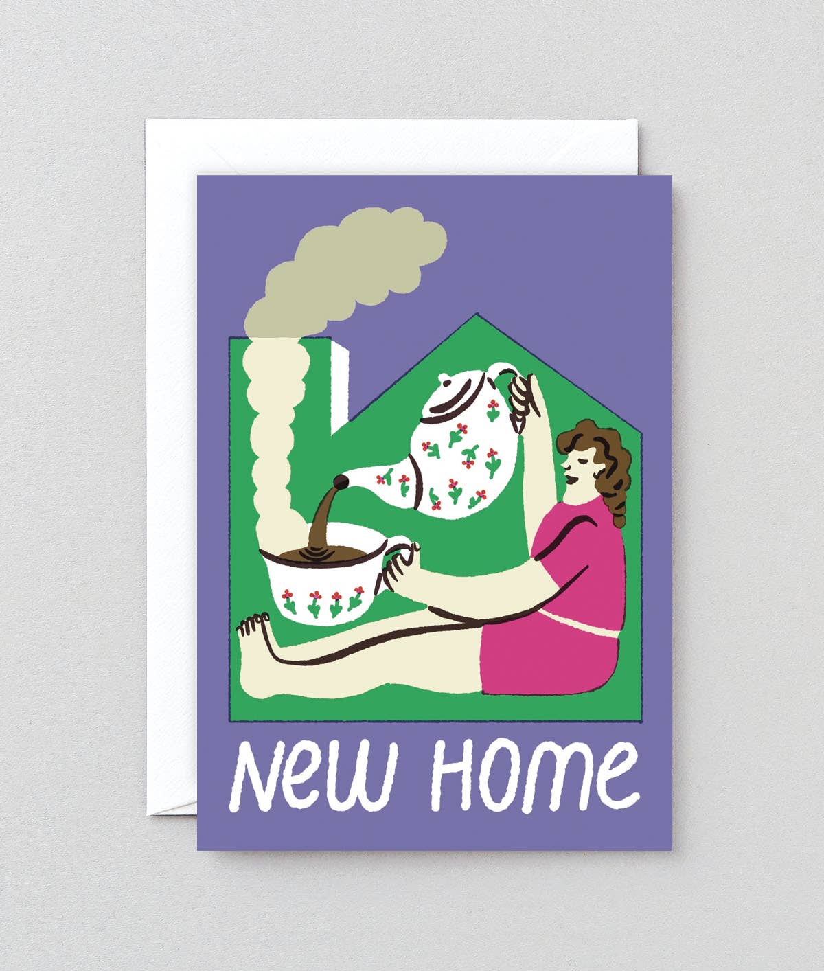 New Home Cup of Tea Greetings Card