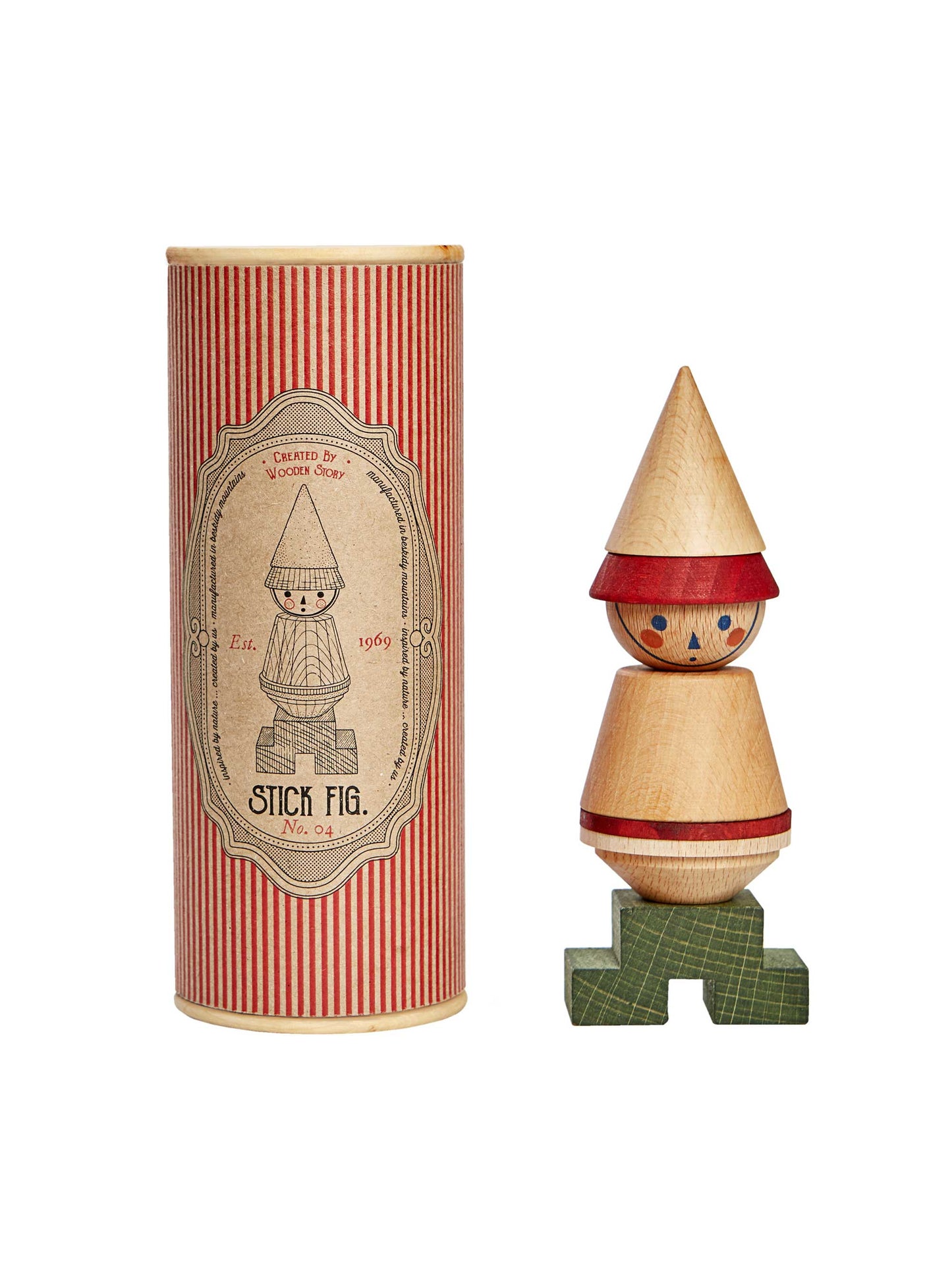 Load image into Gallery viewer, Stacking Toy Stick Fig. No.04
