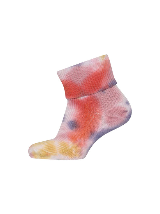 Coral Tie Dye Baby Socks