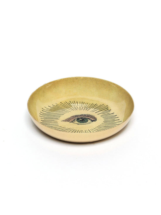 Eye Enamel Printed Tray