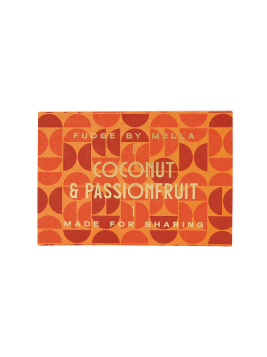 Coconut & Passion Fruit Fudge