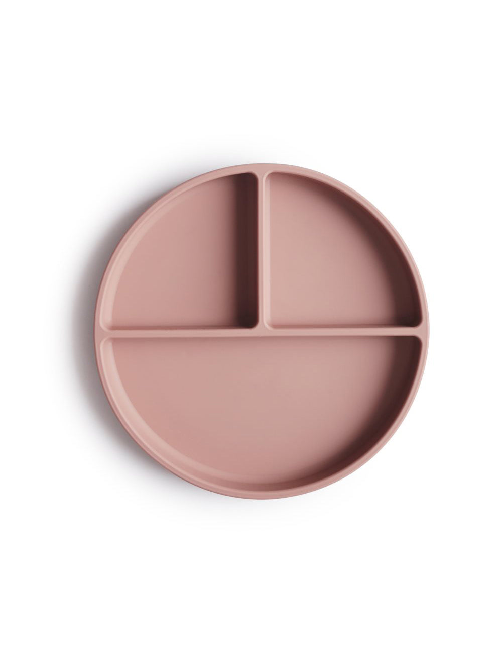 Blush Sectioned Silicone Plate