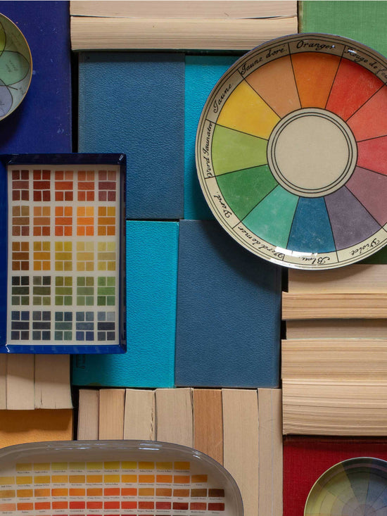 Cercle Chromatique Round Enamel Tray