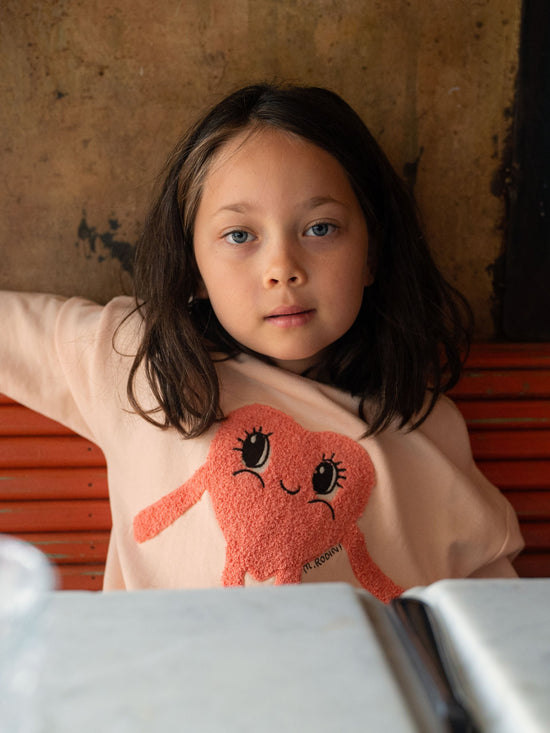 Heart In Shoes Chenille Sweatshirt