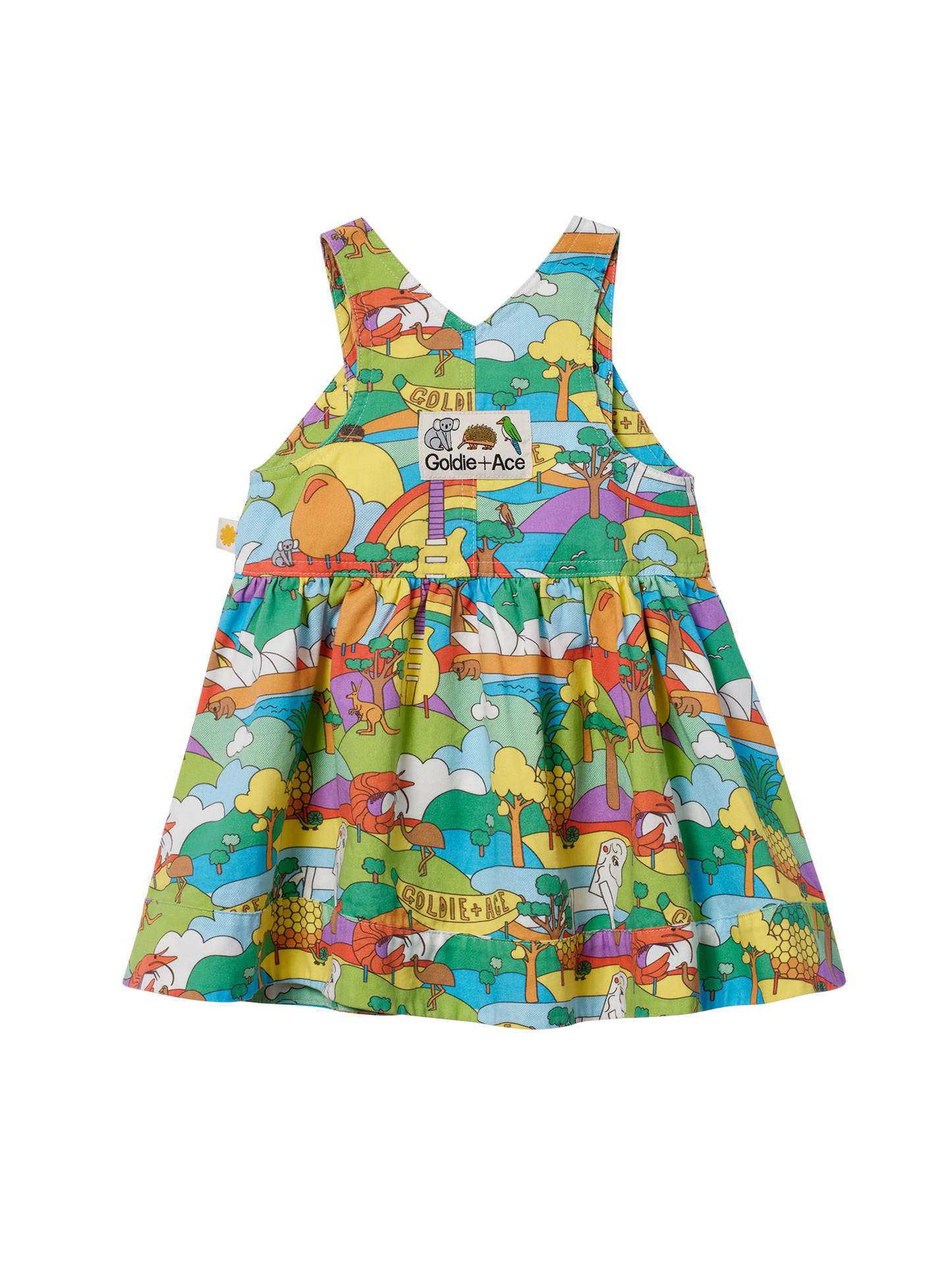 Aussie Icons Print Pinafore