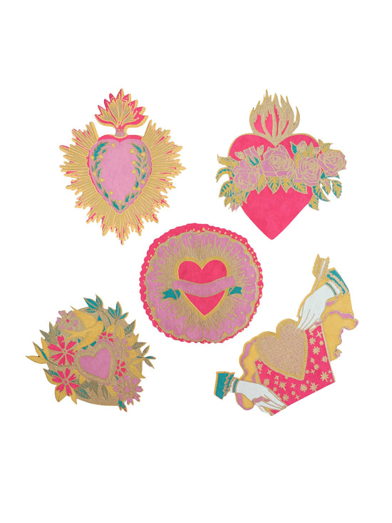 Love Heart Notelet Set