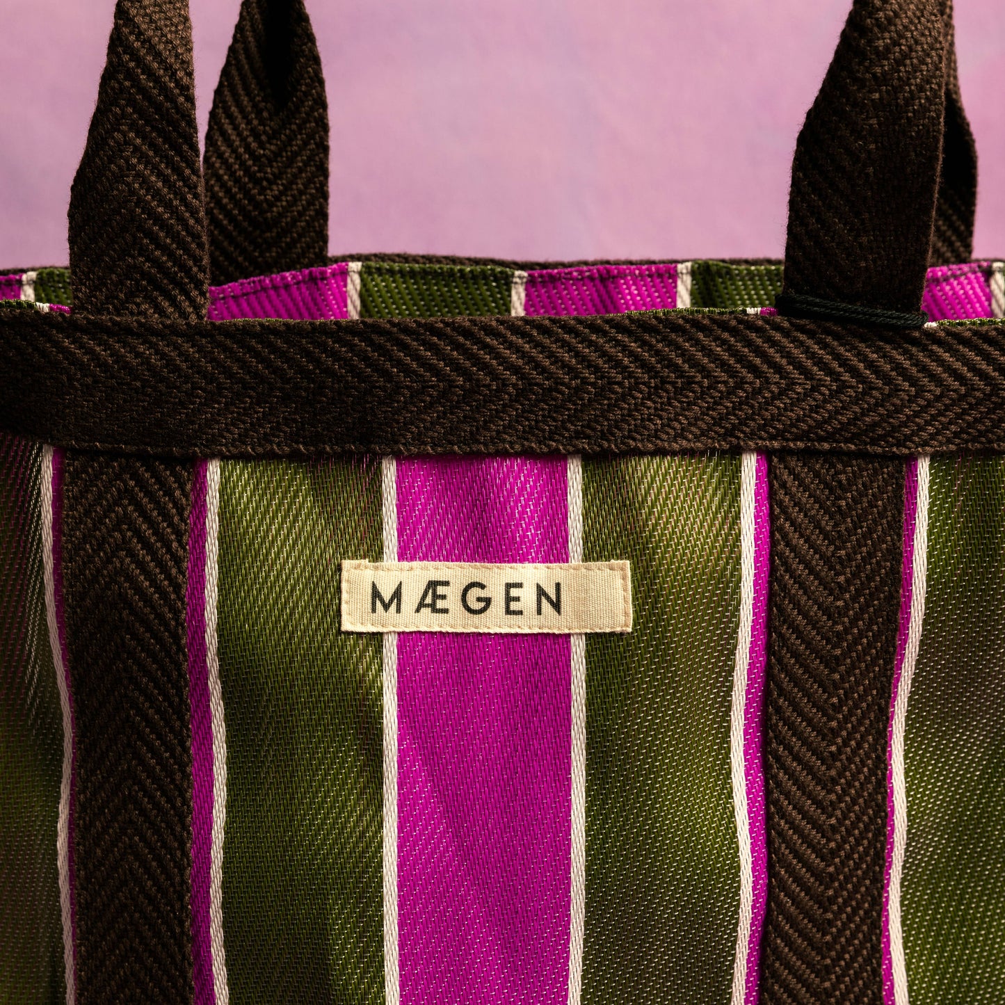 Brown, Olive & Pink Everywhere Bag