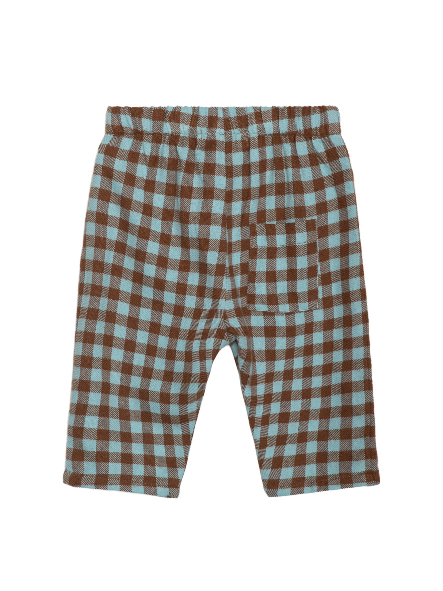Coffee Checks Baby Trousers