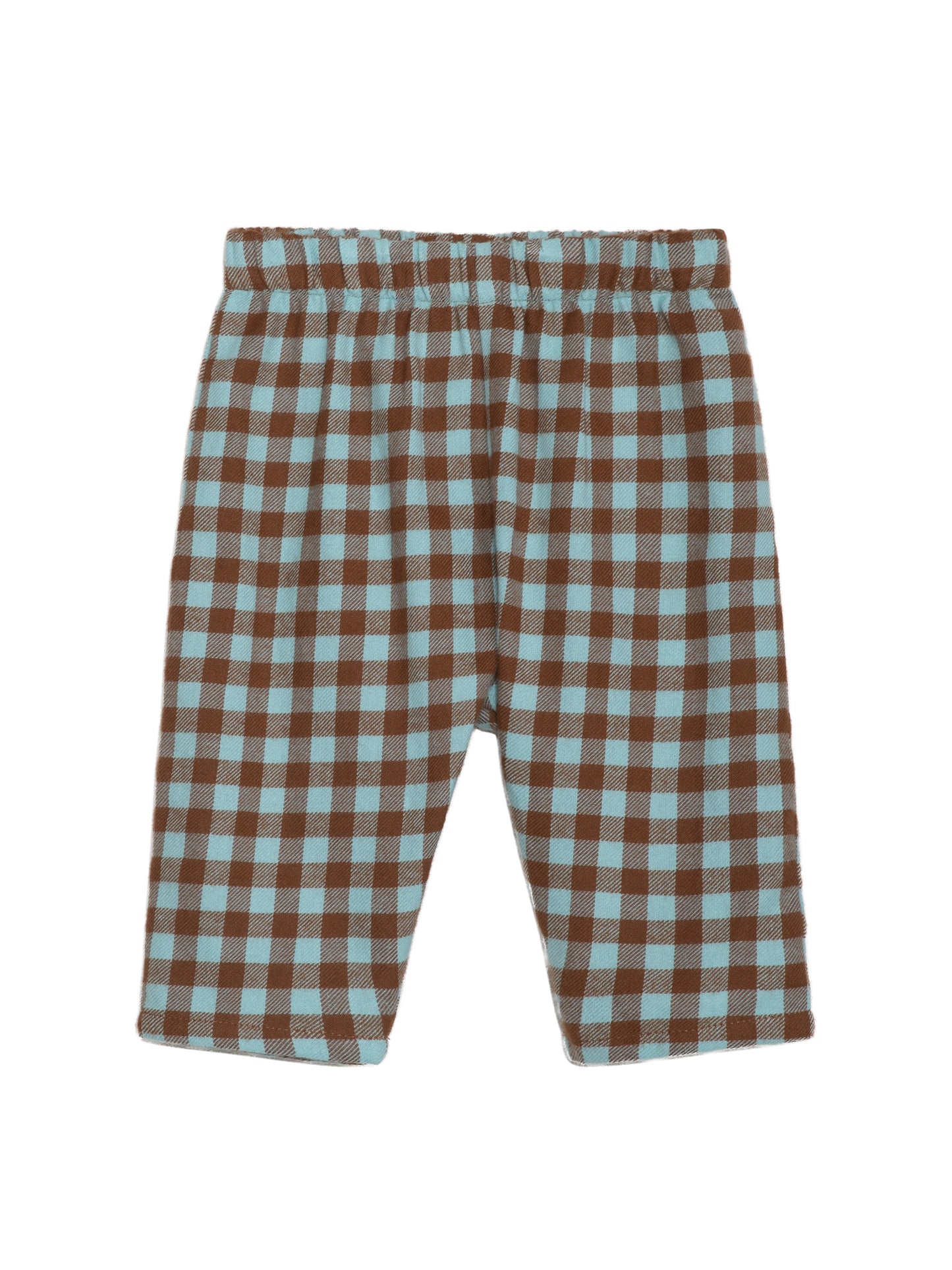 Coffee Checks Baby Trousers