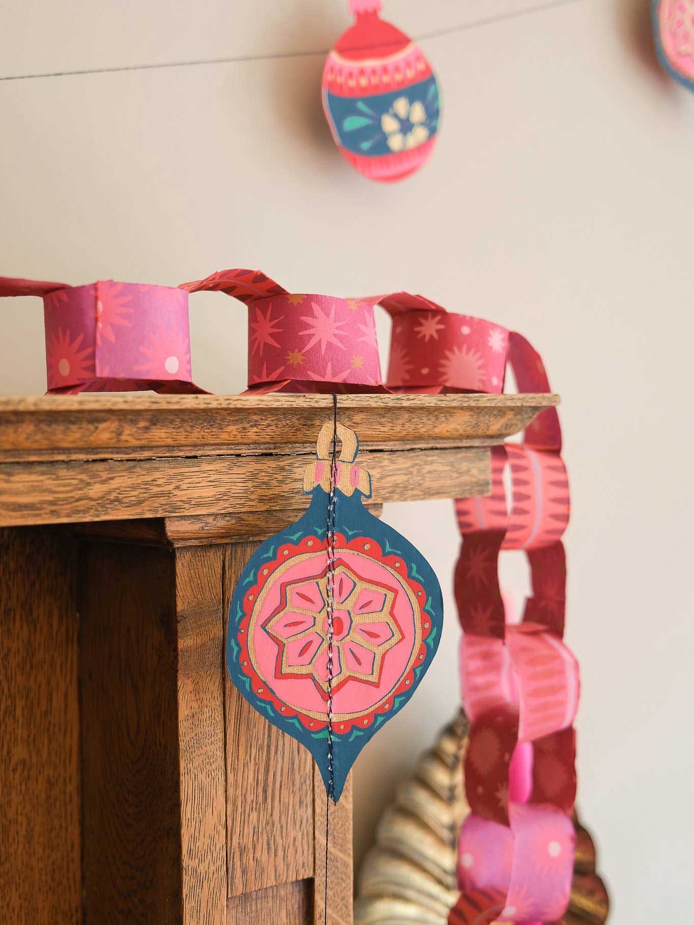 Baubles Sewn Garland