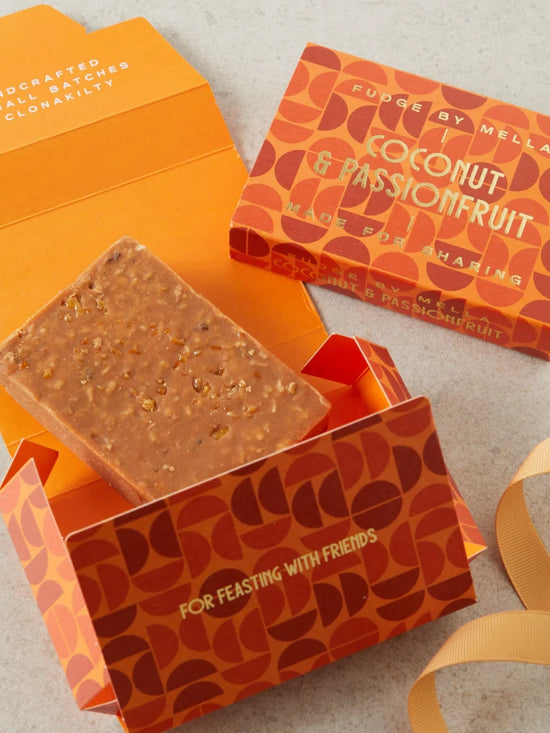 Load image into Gallery viewer, Coconut &amp;amp; Passion Fruit Fudge
