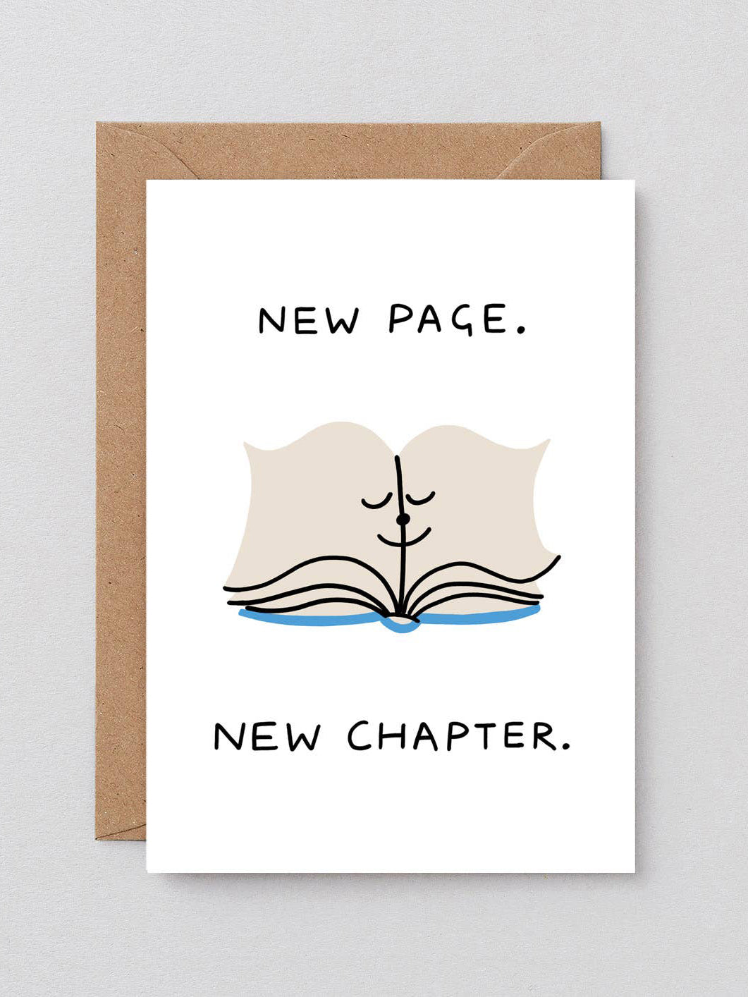 New Page New Chapter Greetings Card
