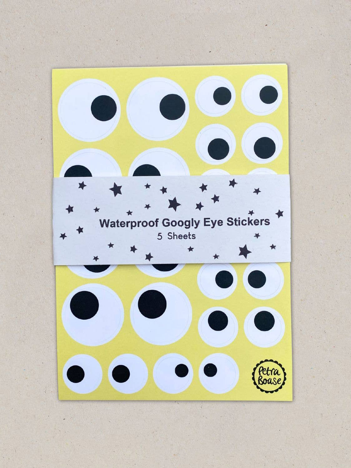 Waterproof Googly Eye Stickers Pack