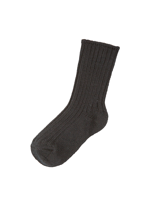 Black Wool Socks