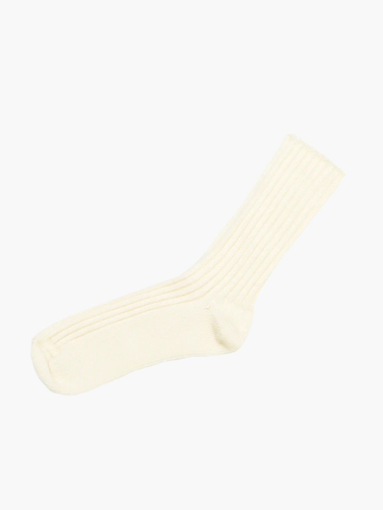 Cream Wool Socks