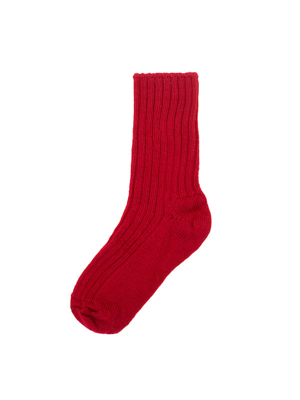 Red Wool Socks