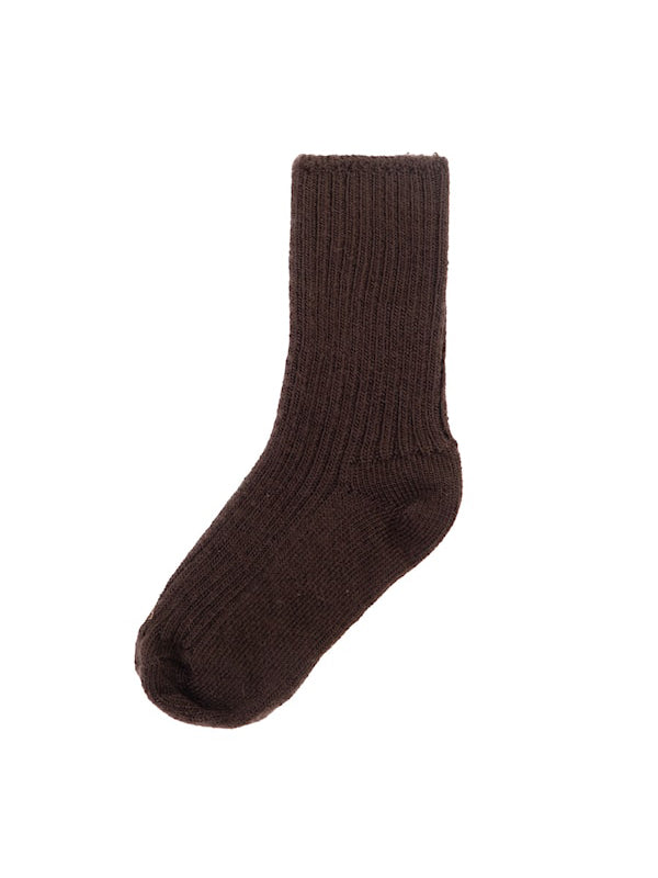 Brown Wool Socks