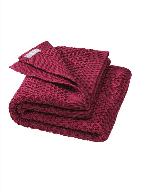 Cassis Honeycomb Baby Blanket