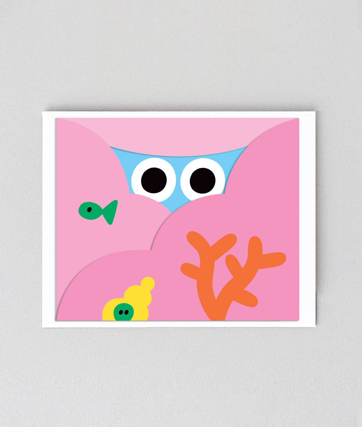 Hiding Crab Fold Out Card