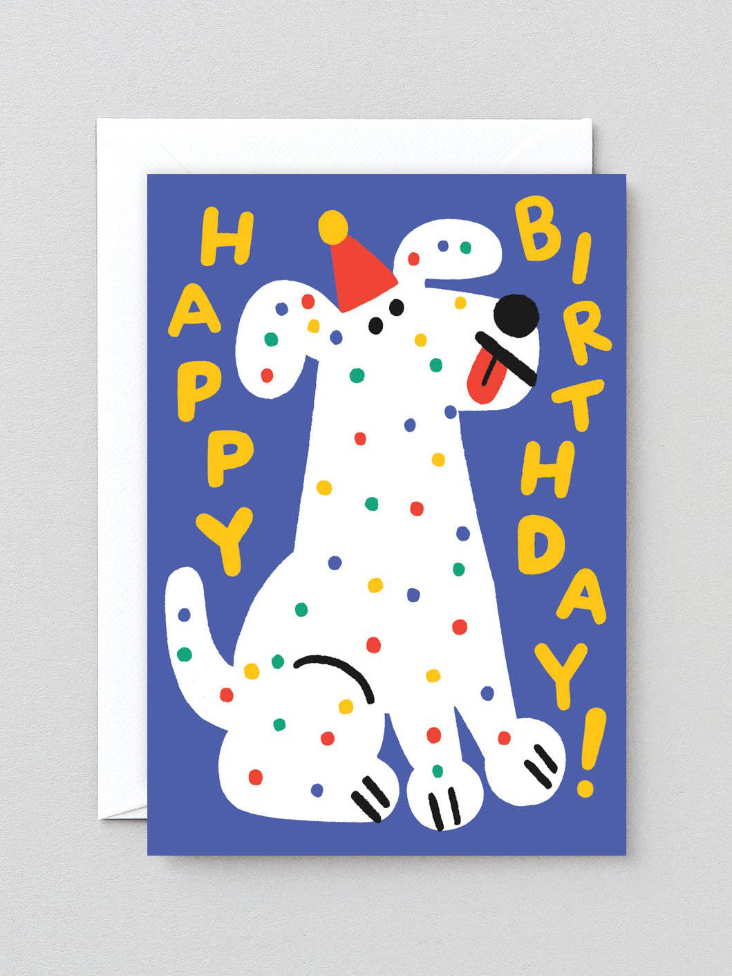 Happy Birthday Spotty Dog Card