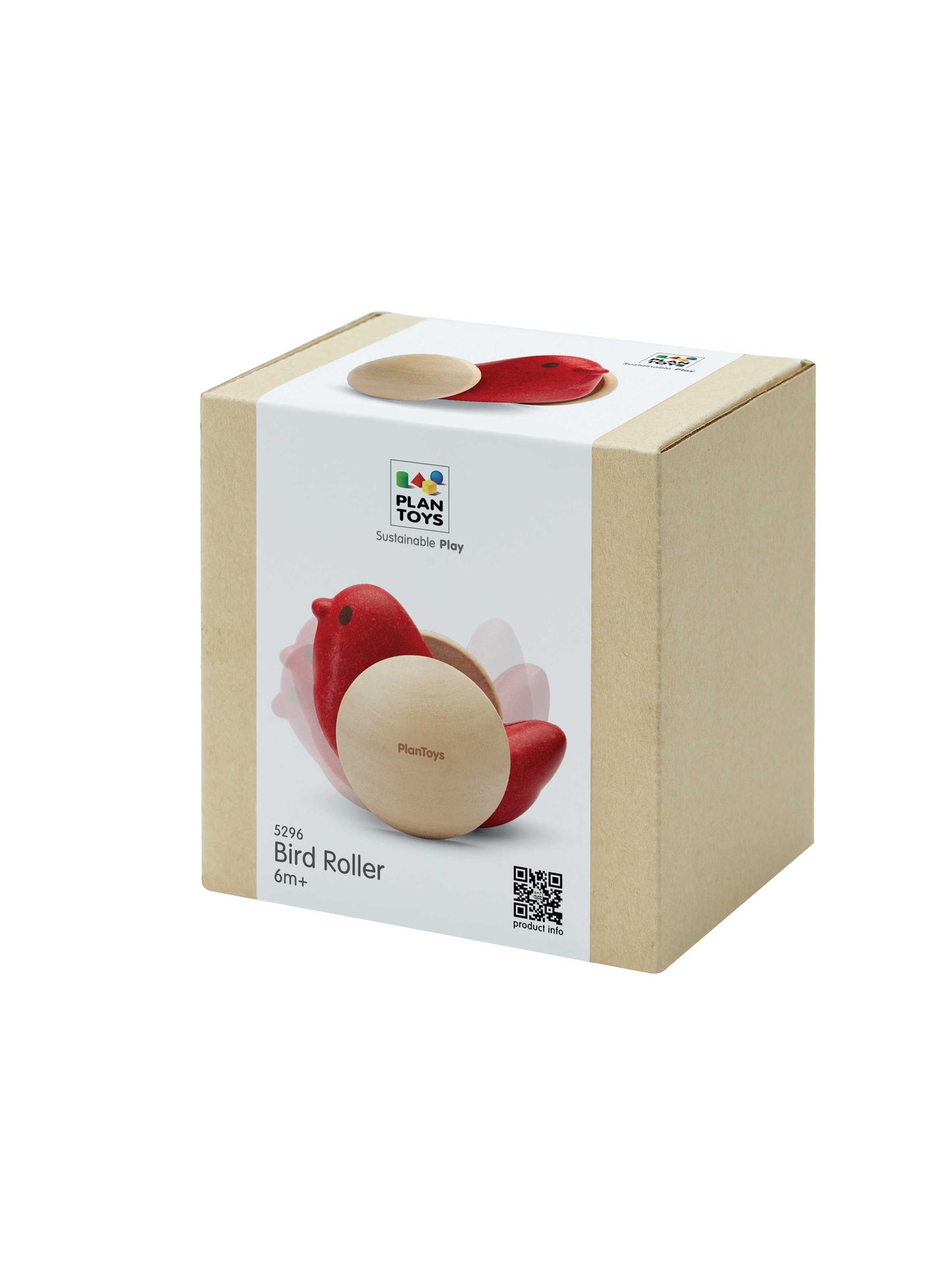 Wooden Bird Roller