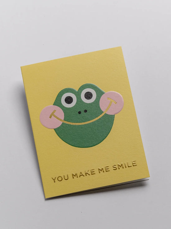 You Make Me Smile Mini Card