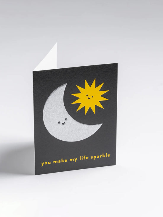 Load image into Gallery viewer, You Make My Life Sparkle Mini Card

