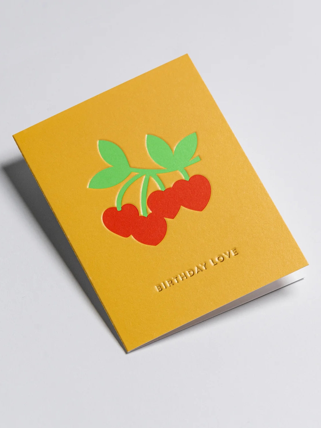 Birthday Love Cherries Mini Card