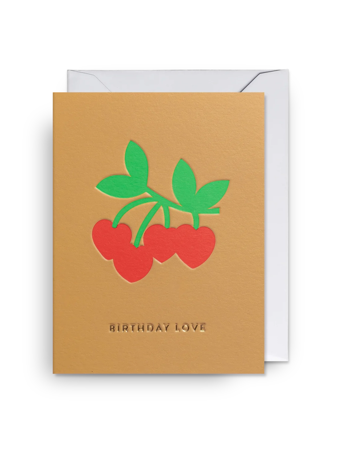 Birthday Love Cherries Mini Card