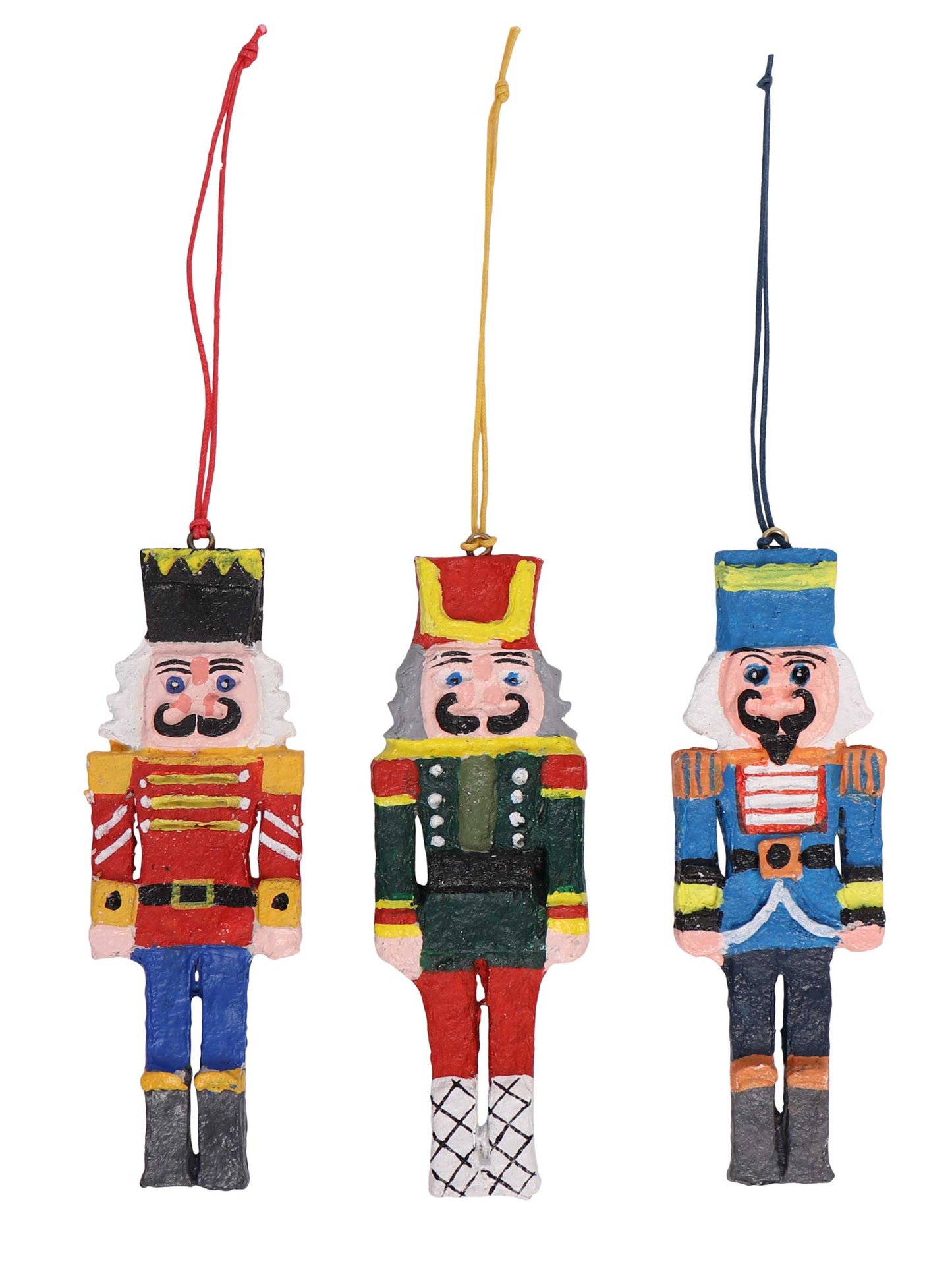 Trio of Nutcracker Tree Decorations