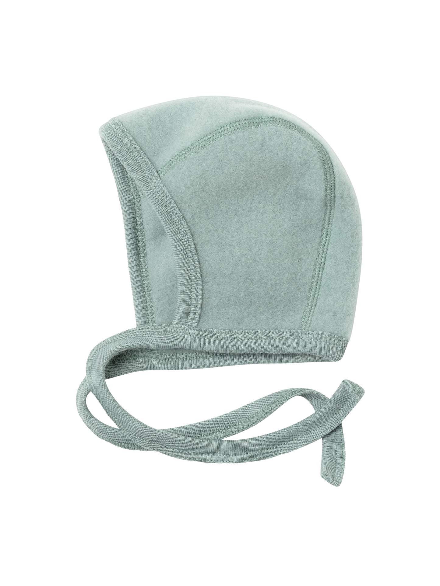 Mountain Blue Melange Fleece Baby Bonnet