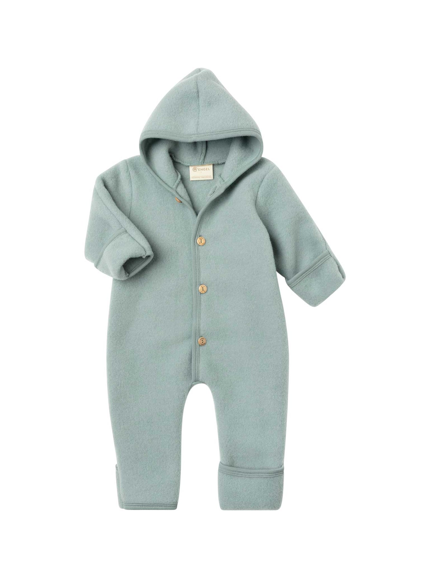 Mountain Blue Melange Fleece Overall