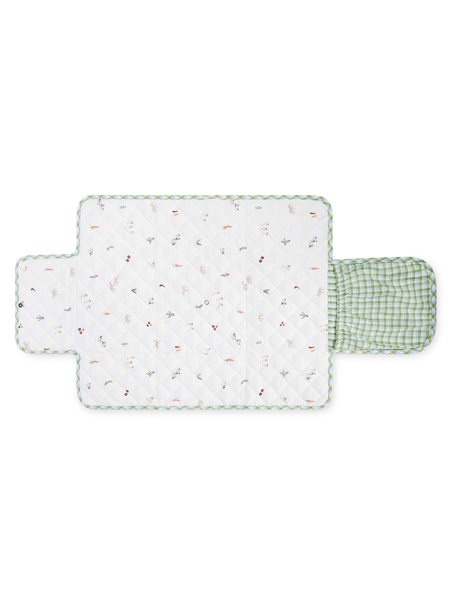 Greenhouse Gingham Cotton Travel Baby Changing Mat