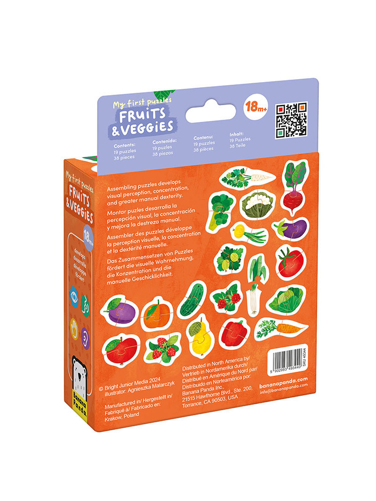 My First Puzzles: Fruits & Veggies