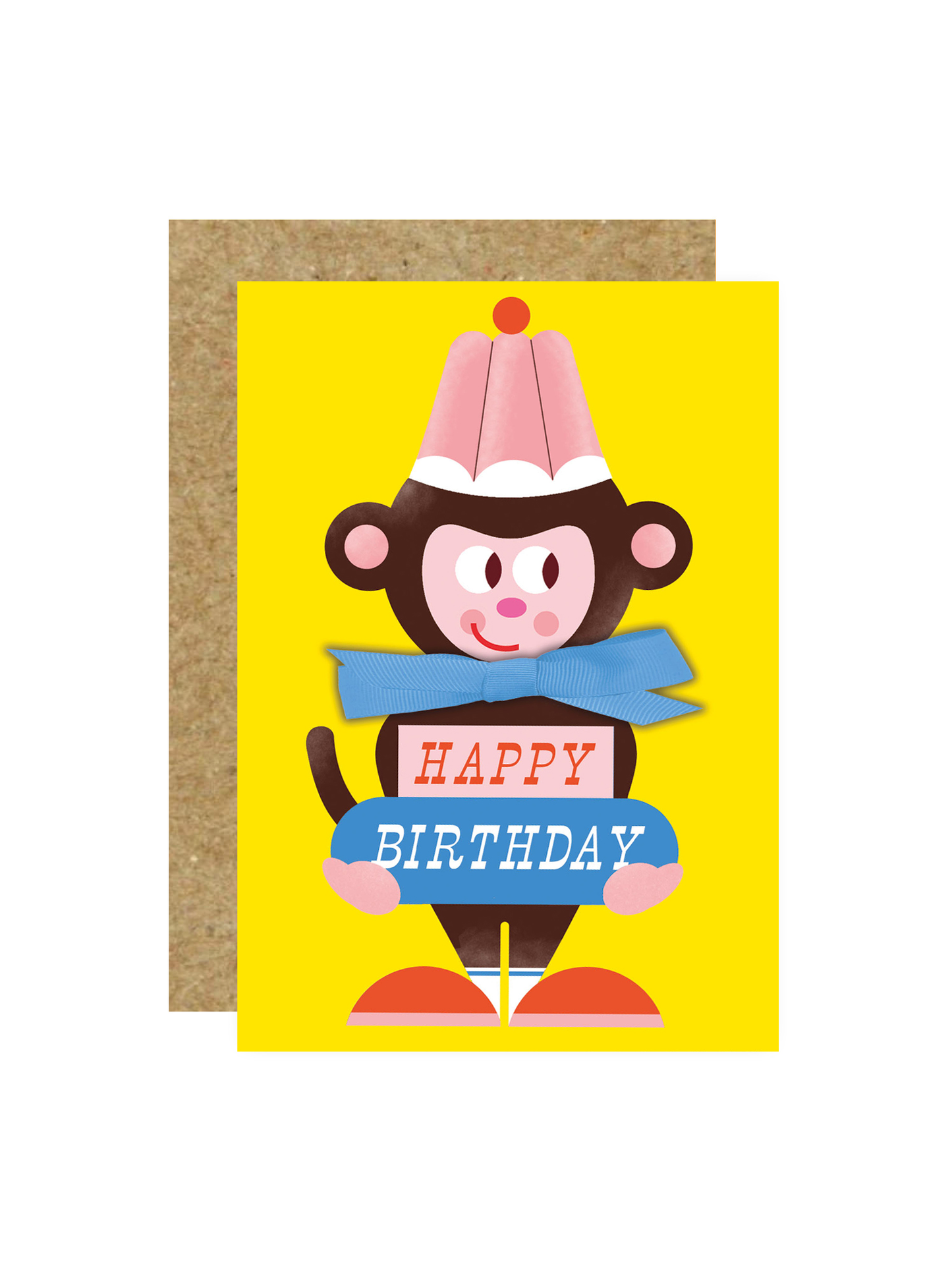 Monkey Bow Card
