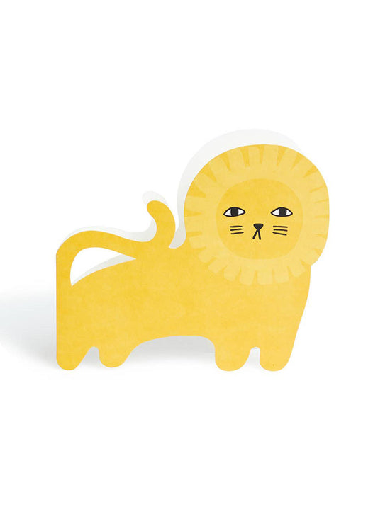 Richie Lion Cut-Out Card